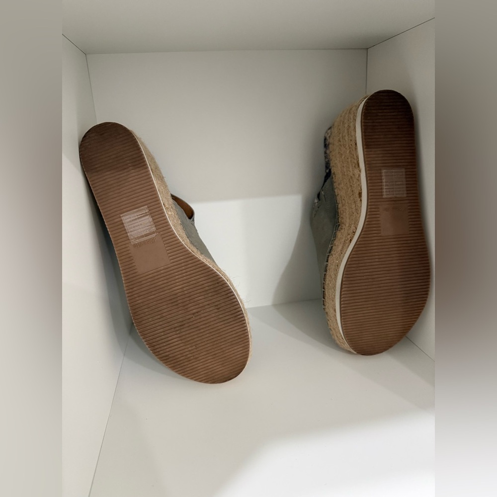 Dolce Vita Multicolor Marlo wedge platform espadrille sandals (10 M) (read) - Picture 13 of 16